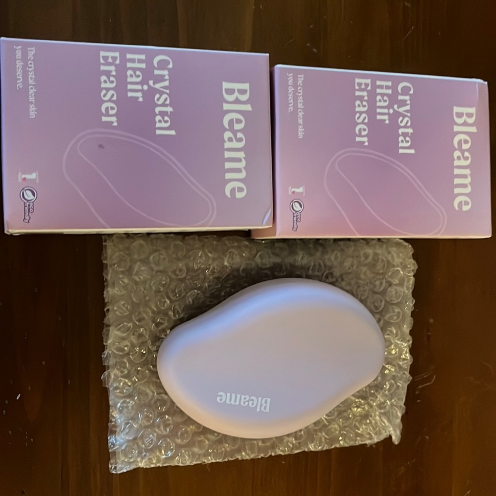 2 new Bleame crystal hair removers